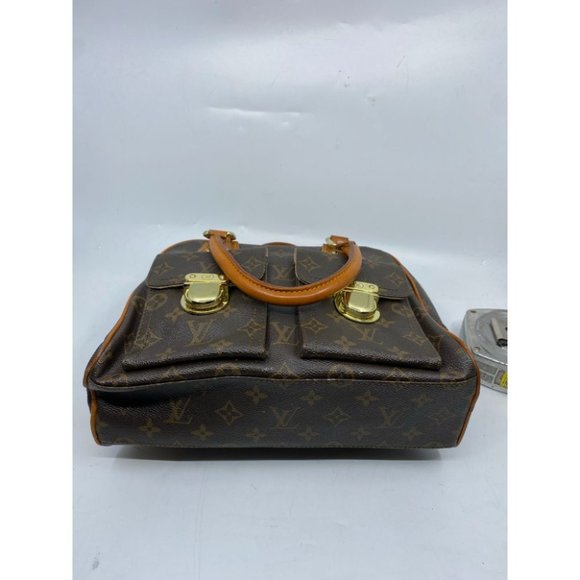 Louis Vuitton Manhattan PM Brown Tote Handbag - Picture 12 of 16